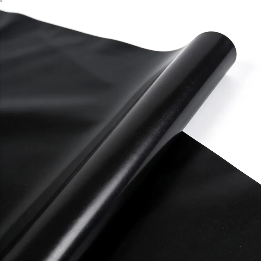 Verdicktes, rein schwarzes, wasserdichtes PVC-Hundematte, schmutzabweisend, leicht zu reinigen, Urin-Isolationsmatte für Haustiere, auslaufsicher. – Detail 4