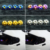 Motorcycle helmet sun visor screw For Shoei X14 RYD NXR Z7 X12 X11 GT-Air gt air2 helmet of Pivot Base Plate Screws Accessories