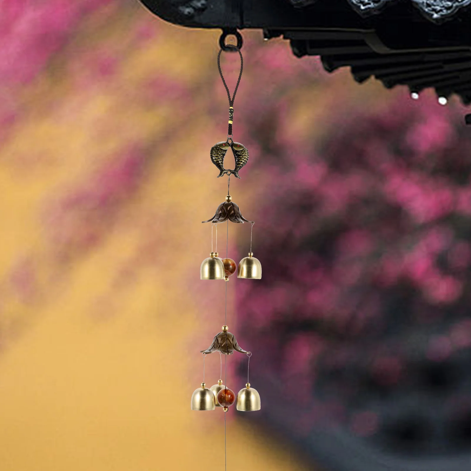 

Copper Wind Chime Hanging Outdoor Door Window Garden Decoration Vintage Bell Wind Chime Bells Vintage Bells