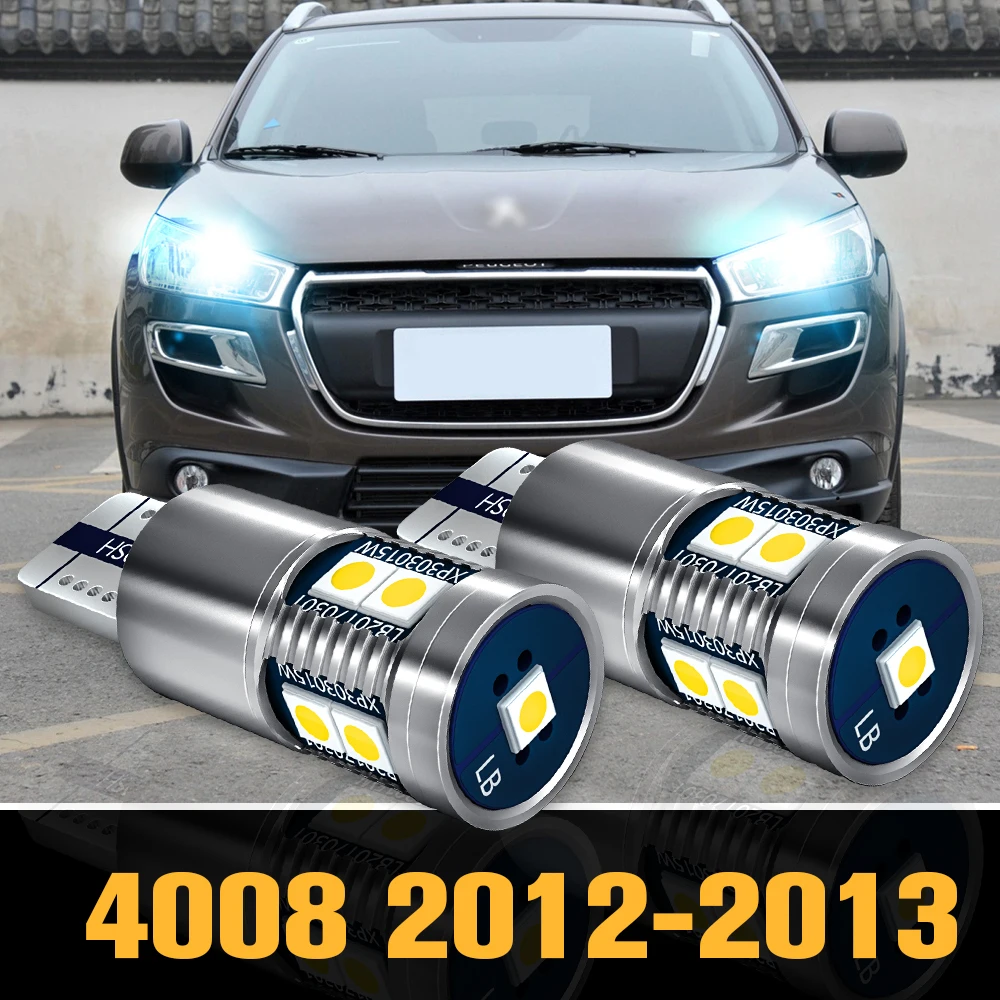 

2pcs Canbus LED Clearance Light Parking Lamp Accessories For Peugeot 4008 2012 2013