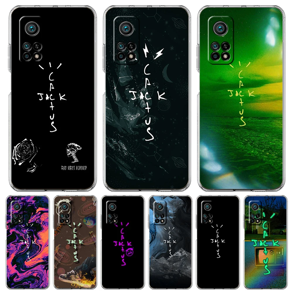 Cactus Jack Phone Case for Xiaomi Mi Poco F3 X3 X4 GT NFC M3 M4 11 Ultra 12 11X 11i Pro Lite 5G Soft Transparent Cover Capas Bag