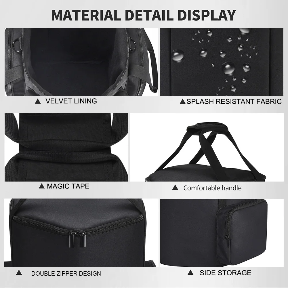 Жесткий дорожный чехол с двойной молнией, сумка для хранения, устойчивая к царапинам сумка на плечо, защита от падения для Bose S1 Pro, аудиомикрофон