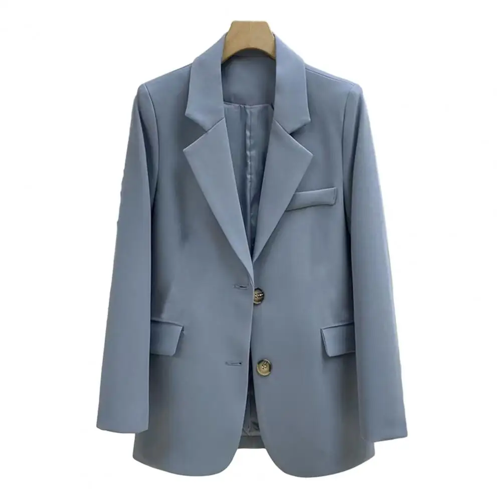 เสื้อแจ็กเก็ต MODE Korea ใหม่สำหรับผู้หญิง, เสื้อสูทเสื้อคลุมสูทสีน้ำตาลทรงหลวมเสื้อเบลเซอร์อารมณ์ทรงตรงสลิม2024