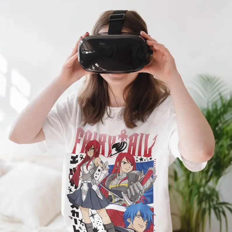 T-shirt retrò anime, 100% cotone, tutte le taglie per uomini e donne Amanti dei fumetti