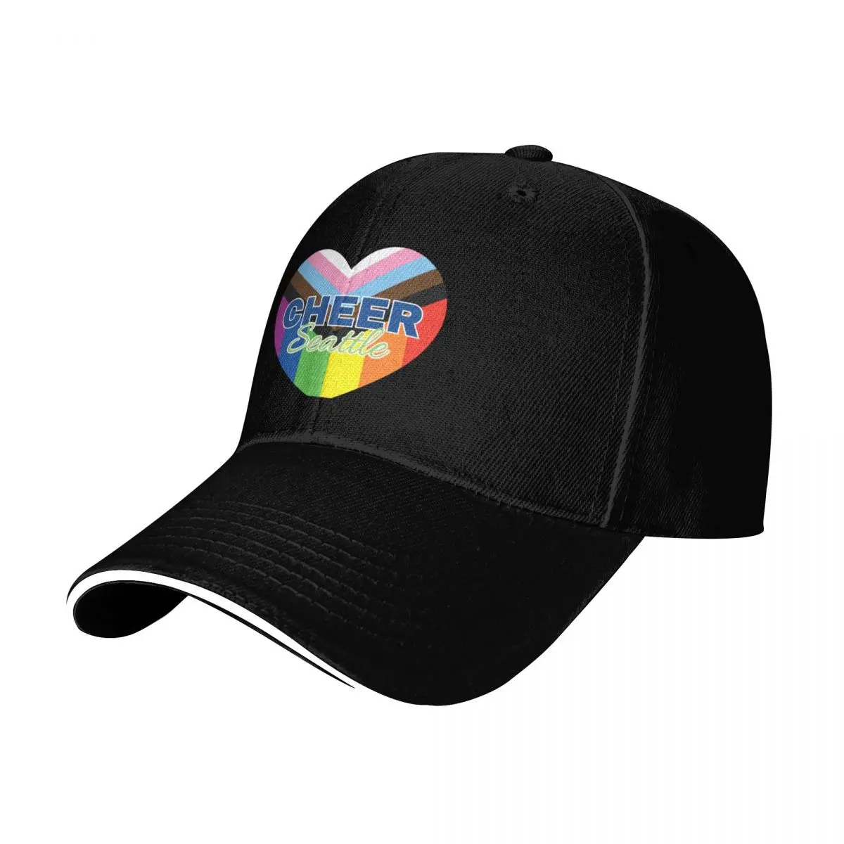Cheer Seattle - Progressive Pride Love Baseball Cap Gift for Him Her Casual Daily Wear Quick Dry Performance