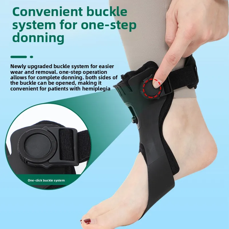 Drop Foot Brace Orthosis AFO AFOs Ankle Brace Support With Comfortable Inflatable Airbag for Hemiplegia Stroke Shoes Walking