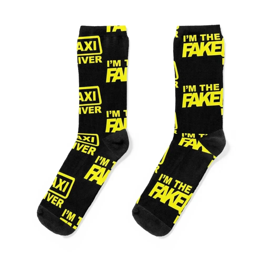 

I'm The Fake Taxi Driver Socks men cotton high quality shoes Thermal man winter Socks Women Men's