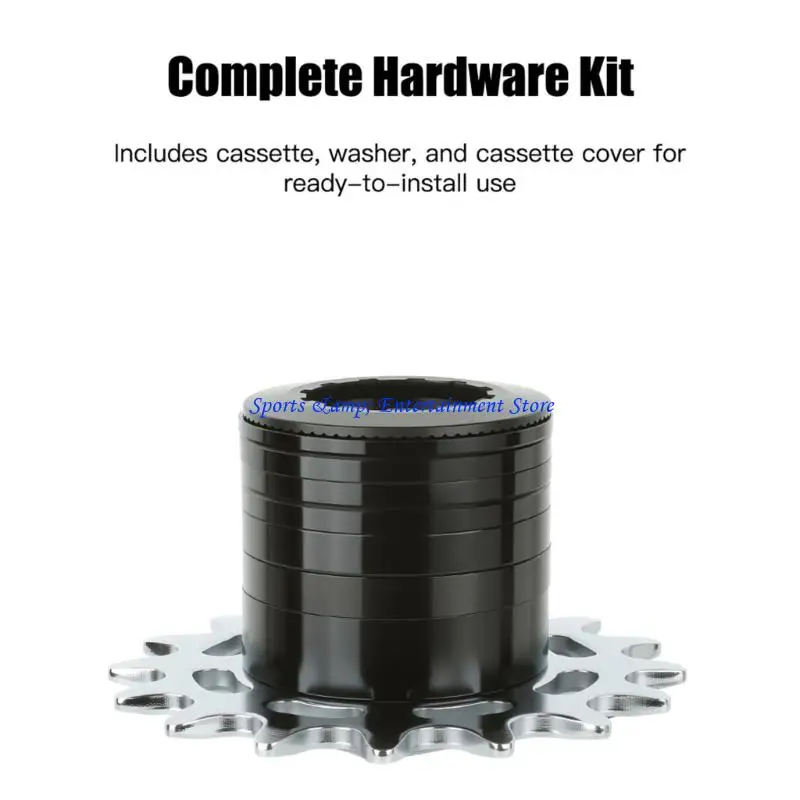 

G7NF Mountain Bikes Single Speed Conversion Kits with Spacer and Locking Rings, 16T 18T Bicycles Single Speed Kassette Cogs