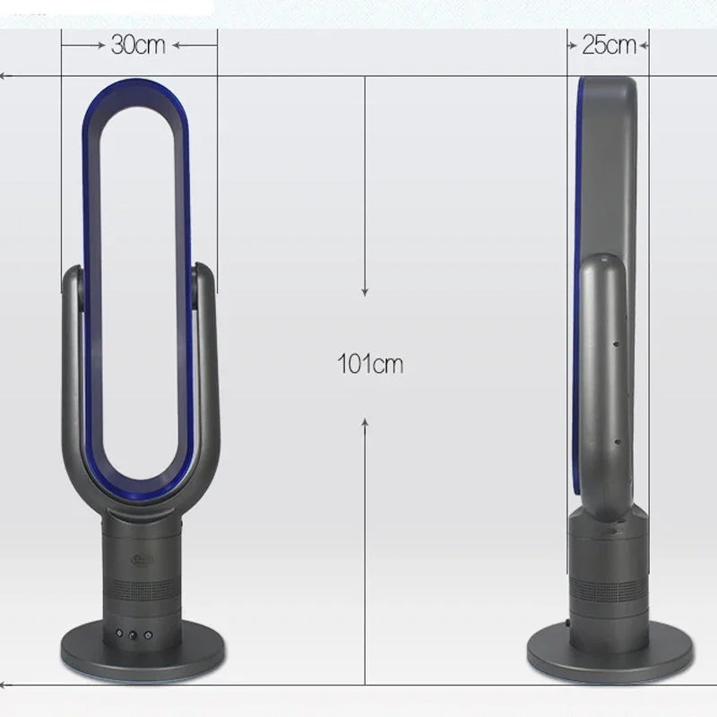 Household 220v Home Use Electric No Leaf Fan Air Purification Ultra-quiet Electric Bladeless Fans Natural Wind 220V 1pc