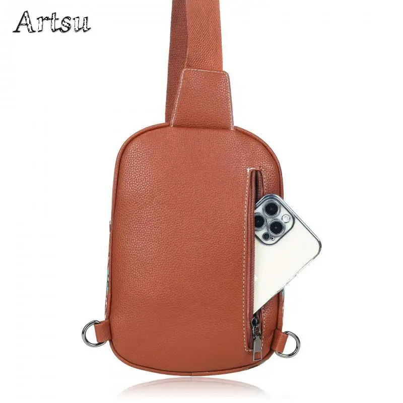 Neue Böhmische Frauen Brust Tasche Wasserdichte Europäischen Amerikanischen Retro Ultra Licht Leinwand Design Outdoor Multifunktionale Umhängetasche