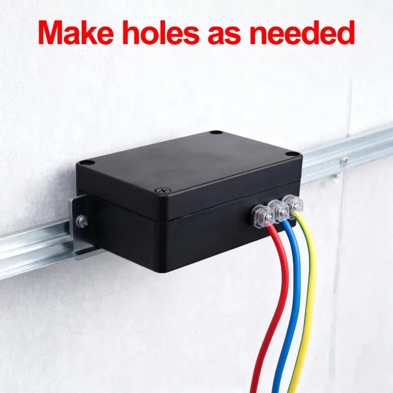 Waterproof Junction Box Outdoor Power Box Sealed Terminal Outdoor Cable Plug Protection Cover Extension Cord Plug Connection Box