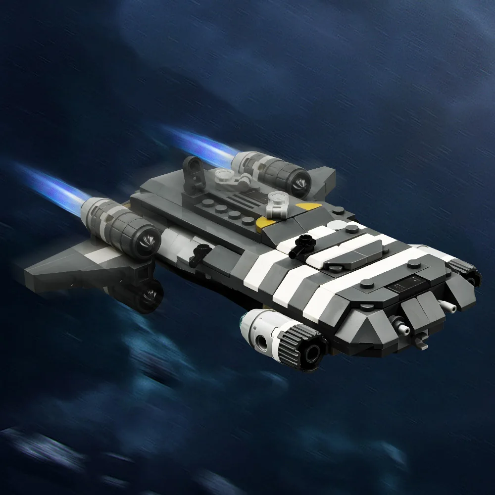 

307PCS Space War MOC Midi-scale Onyx Cinder Model Building Blocks with Hull Demolition Function Bricks Toys Gift for Kid Adult