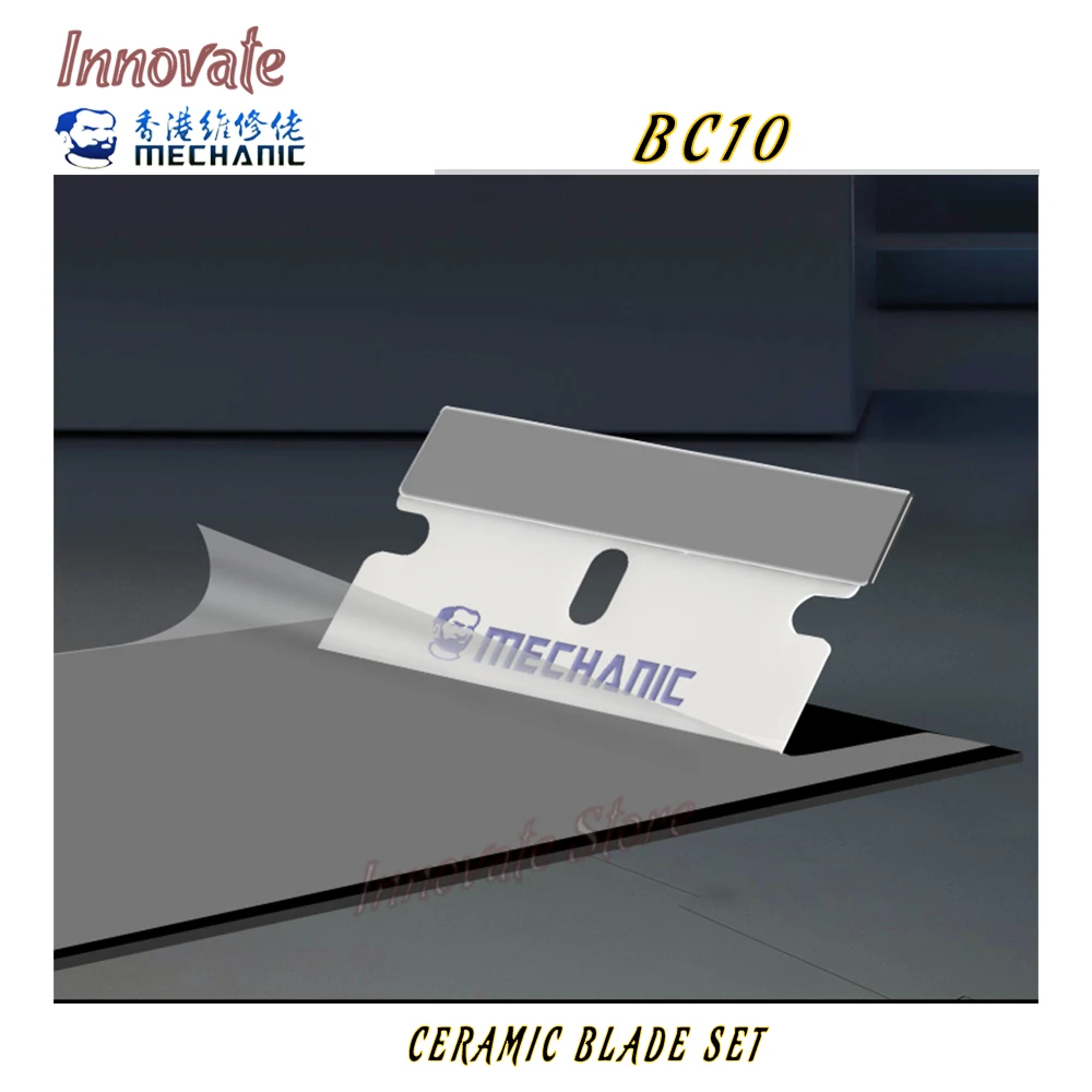 MECCANICO B10 lama In Ceramica di gomma Dello Schermo di rimozione in ceramica ad alta temperatura resistente alla corrosione non conduttivo gomma di rimozione