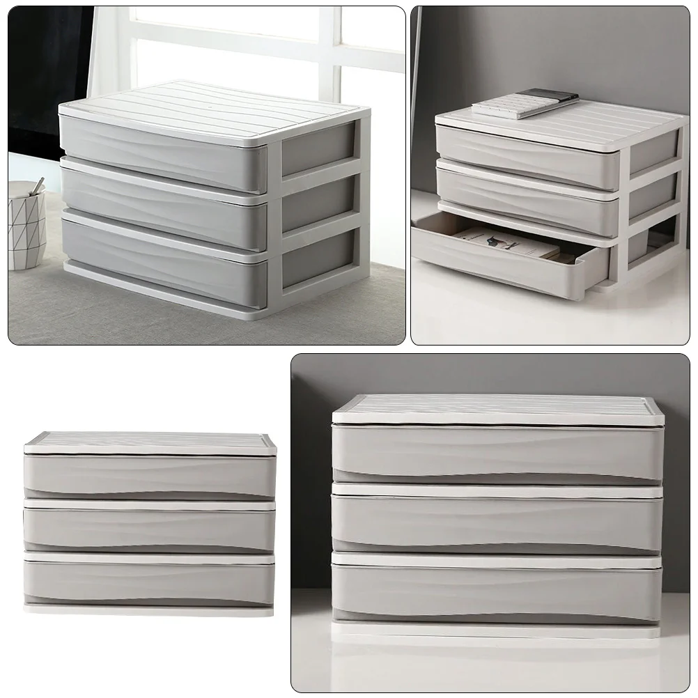 Multi Layer Document Box Desktop File Cabinet Desk ganizer Office File Storage Box Filing Products Plastic Document Holder