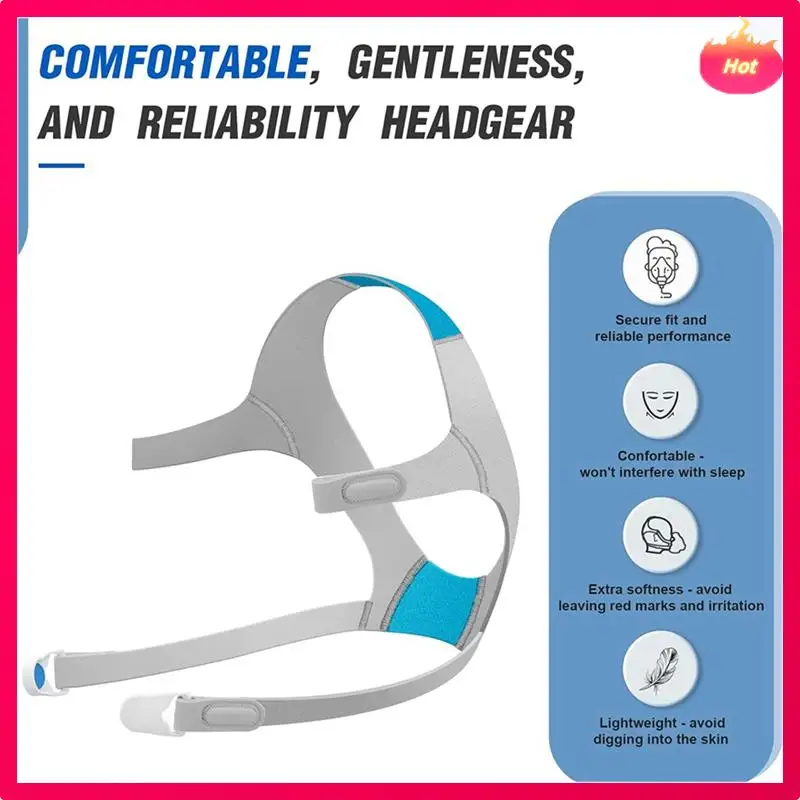 AD-CPAP Headgear Air Fit N20 6 Packs Replacement Headgear For Resmed Full Face Mask - CPAP Accessories Supplies Straps