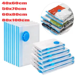 8PCS Vacuum Storage Bags Vacuum Bags Clothes Cover for Clothes Storing Large Plastic Compression Empty Bag Travel Accessories