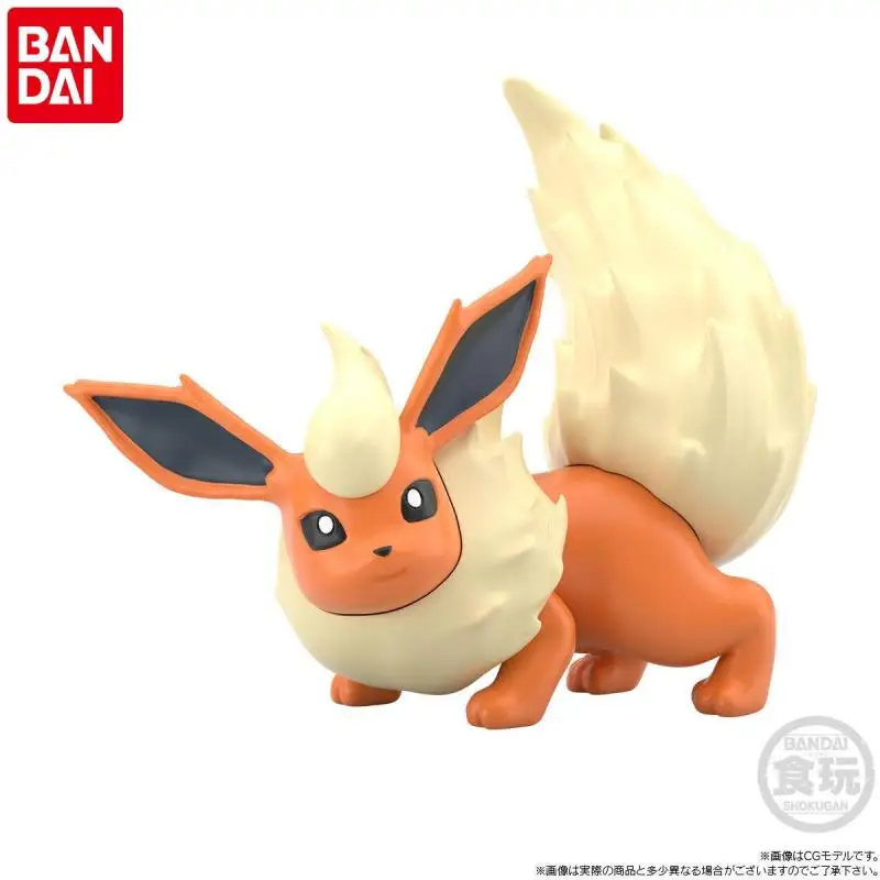 goods in stock Genuine Bandai Pokemon 1/20 Scale world Eevee Evolution Set Anime Action Figure Model Toys Gift for Birthday