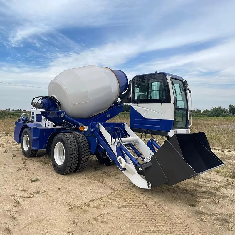 

YG Customized Mobile Portable Concrete Batching Plant Price Self Loading Mobile Concrete Mixer
