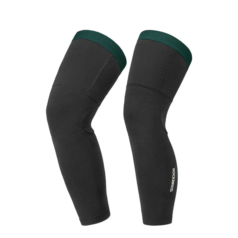 Rockbros Radsport Ärmel Bein Ärmel wind dichte Sport Fleece Ärmel Knies tützen Männer Frauen Herbst Winter Wärme Fahrrad ausrüstung 8