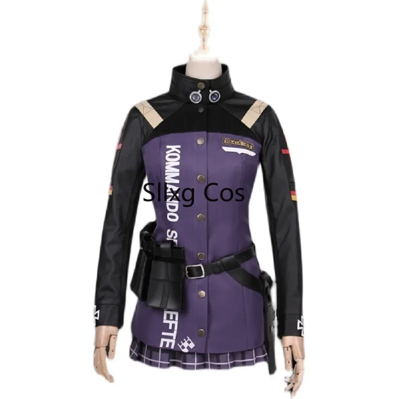 FC6Unisex Anime Cos HK416 Cosplay Costumes Halloween Uniform Custom Size@FC8！