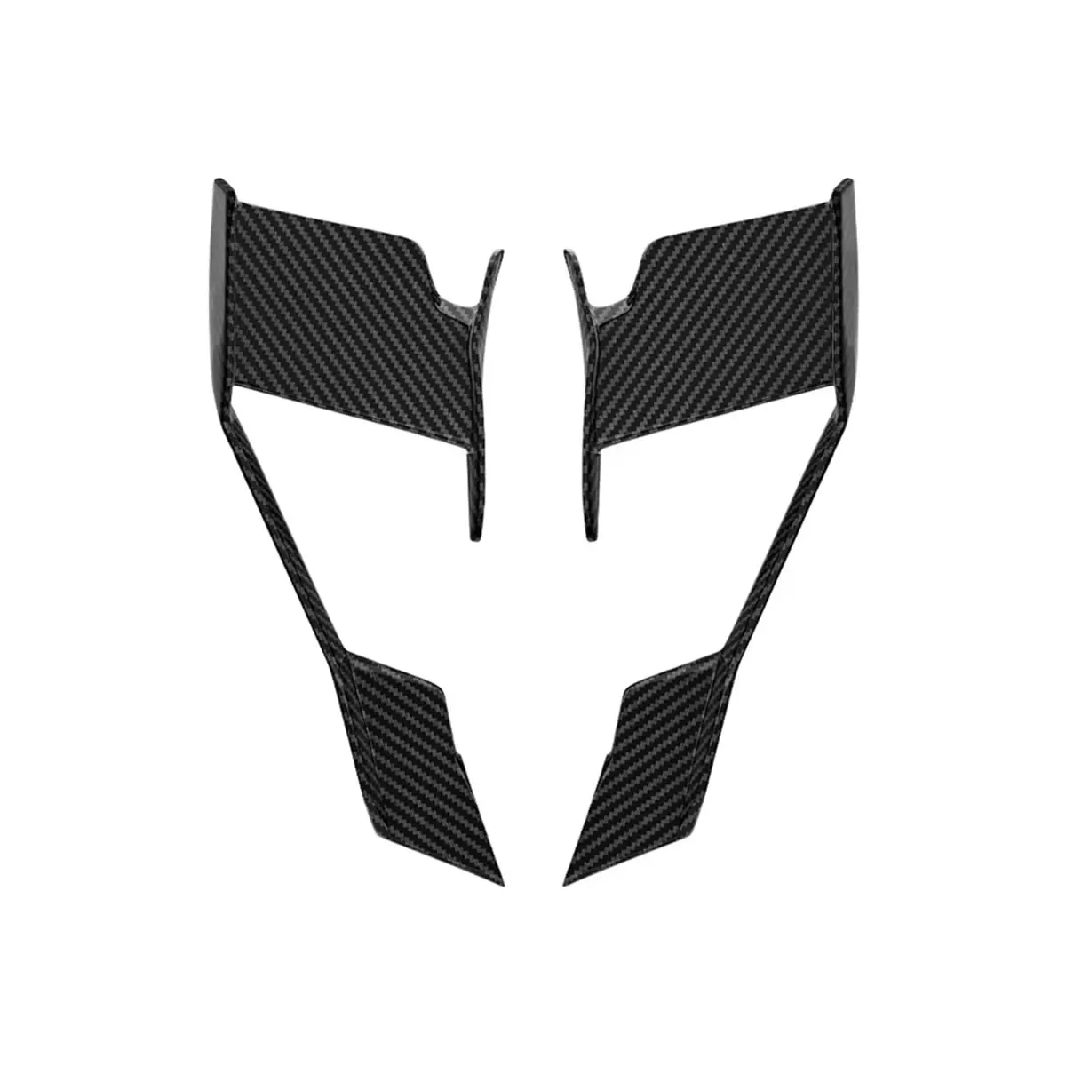 ABQE Motorcycle Aerodynamic Side Winglet Fixed Wing Spoiler Dynamic Aileron Air Deflector for BMW F900R 21-24 Carbon Fiber