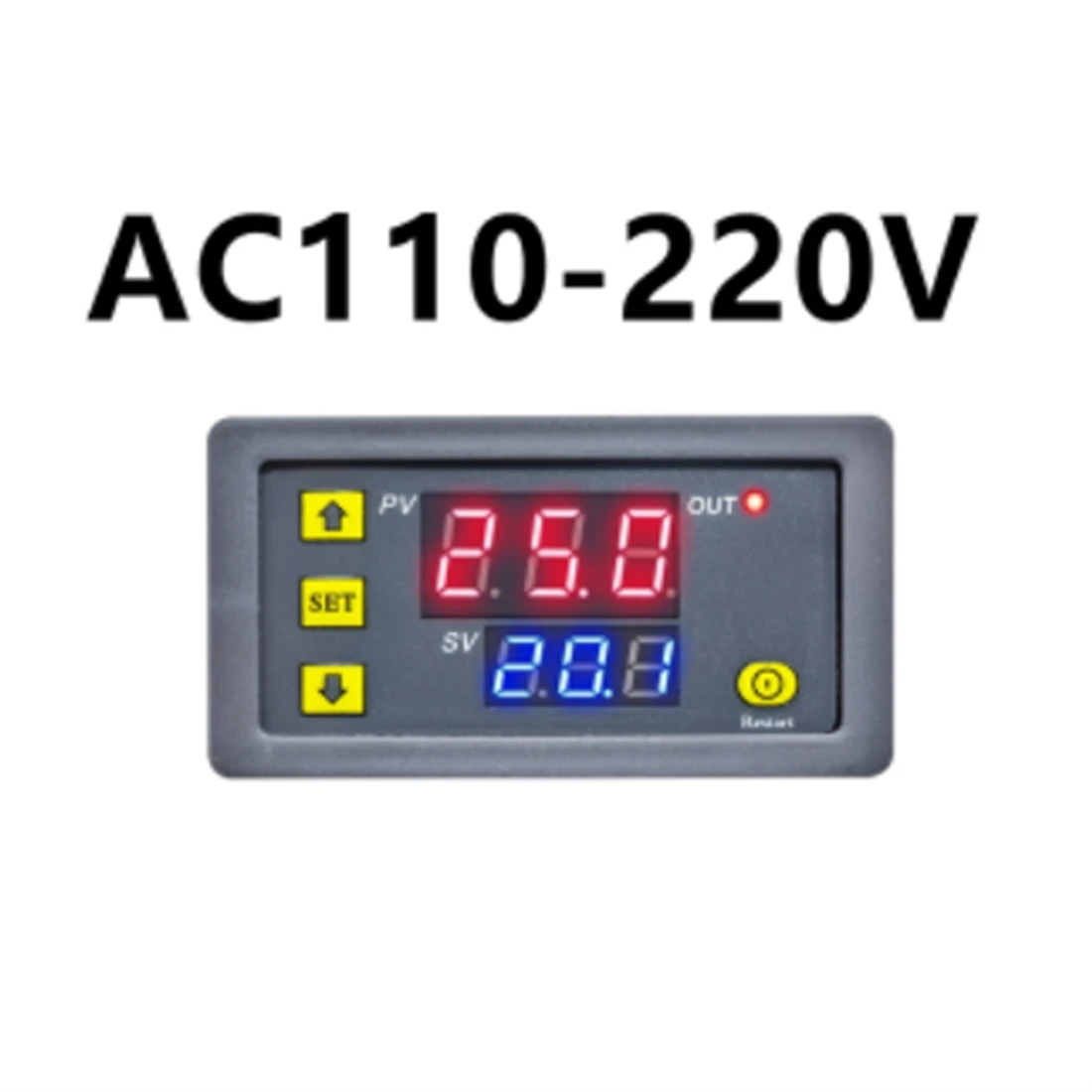 

Digital Time Delay Relay LED Display Cycle Timer Control Switch Adjustable Timing Relay Time Delay Switch-[A04I Tools]