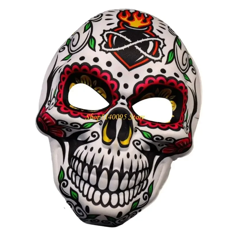 DXAE Practical Roleplay Skull Mask For Costume Parties Stage Performances EVA