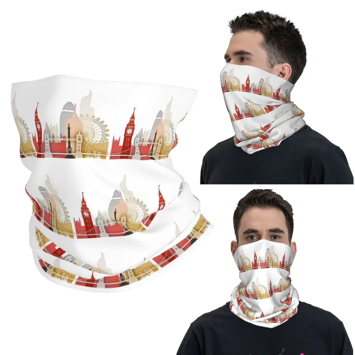 

Лондонская бандана, гетры с принтом, шарф, теплая повязка на голову для мужчин, женщин и взрослых