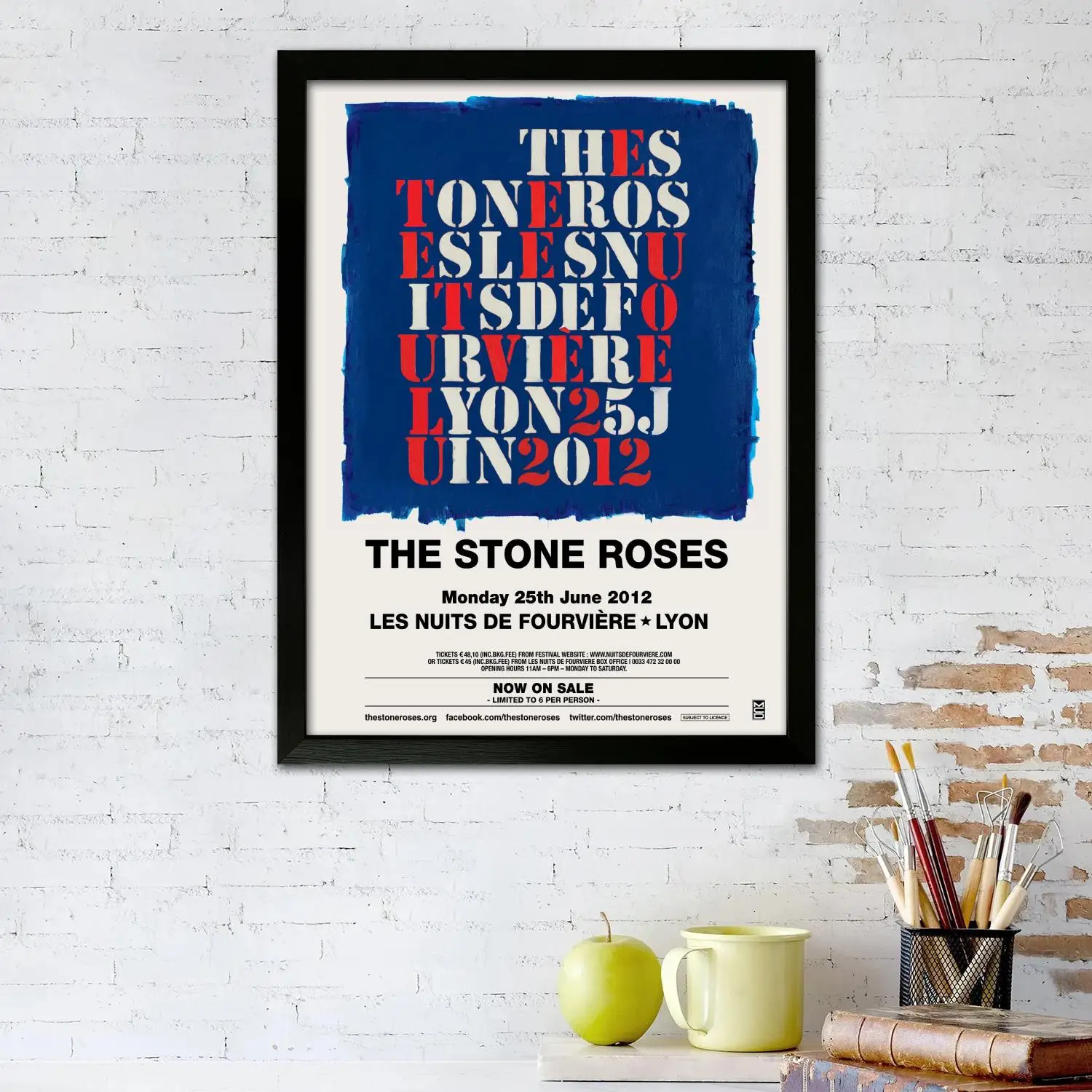 The Stone Roses Canvas Art Poster and Wall Art, Picture Print, Modern Family, Bedroom Decor, Posters,Decorative painting