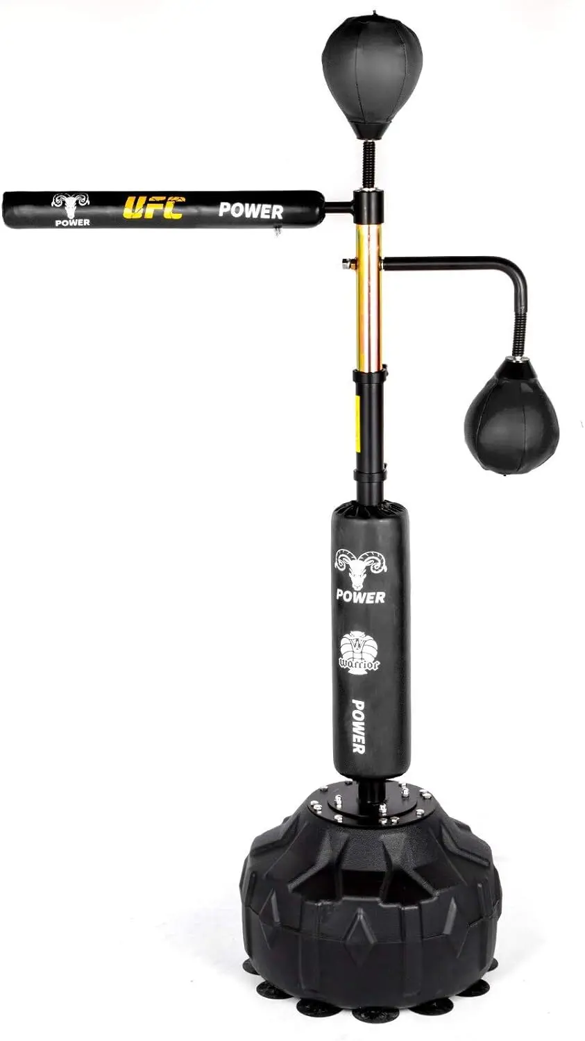 

Boxing Speed Trainer, Punching Bag Spinning Bar, Training Boxing Ball with Reflex Bar & Gloves, Solid Speed Punching Ba