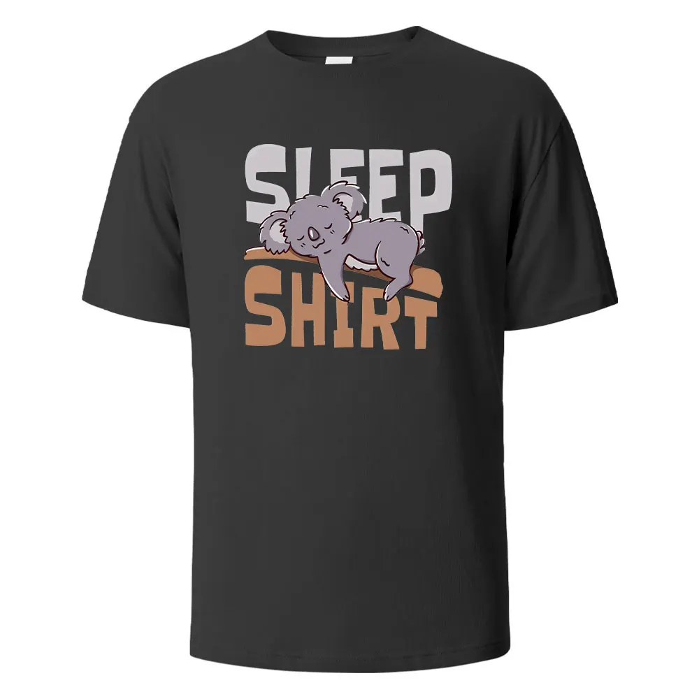 Das Schlafhemd Print T-Shirt Baumwolle Sommer T-Shirts für Männer Frauen Overs ize Casual Tops