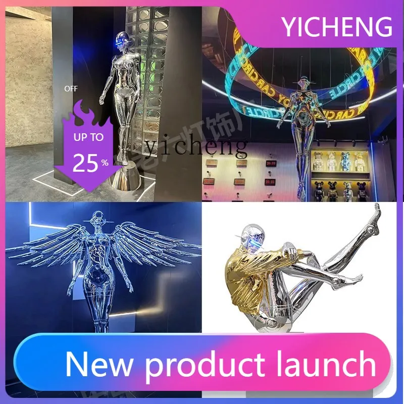 w28  Empty Mountain Base Ornament Future Machinery Ji Muse y Sculpture Art Decoration Ornament