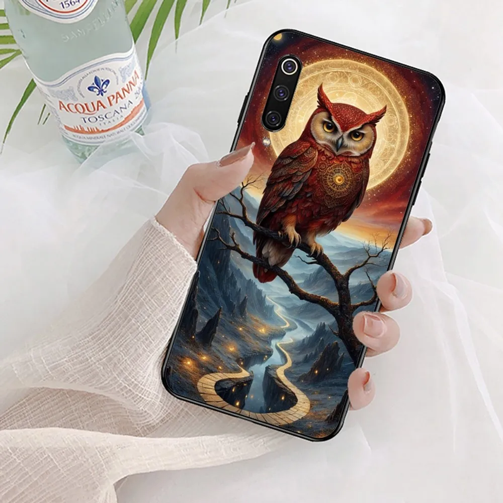 Yellow owl Phone Case For Xiaomi Mi 5X 8 9 10 11 12 lite pro 10T PocoX3pro PocoM3 Note 10 pro lite image 6