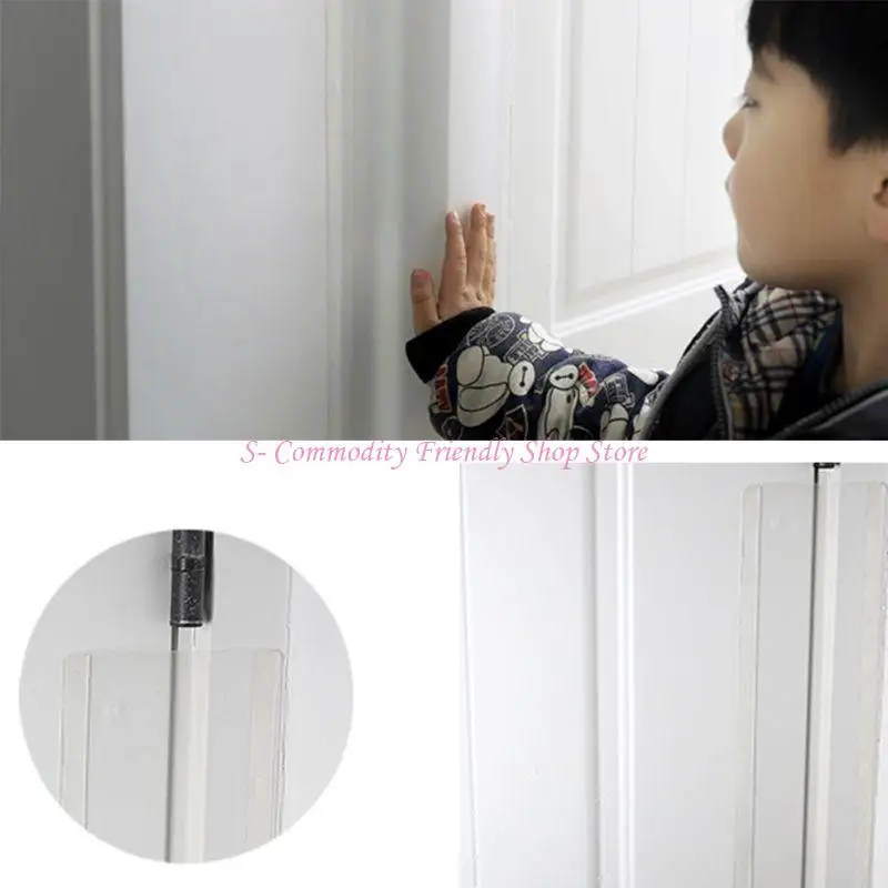 

85AE Прозрачная защита для дверных петель для детей, защита от защемления пальцев, защита для детей f