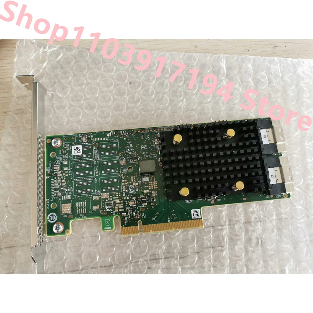 FOR  ROADCOM LSI SAS9500-16I HBA Direct card 05-50134-00 SAS3816 PCIE4.0 SlimSAS 2X SFF-8654  Network adapte