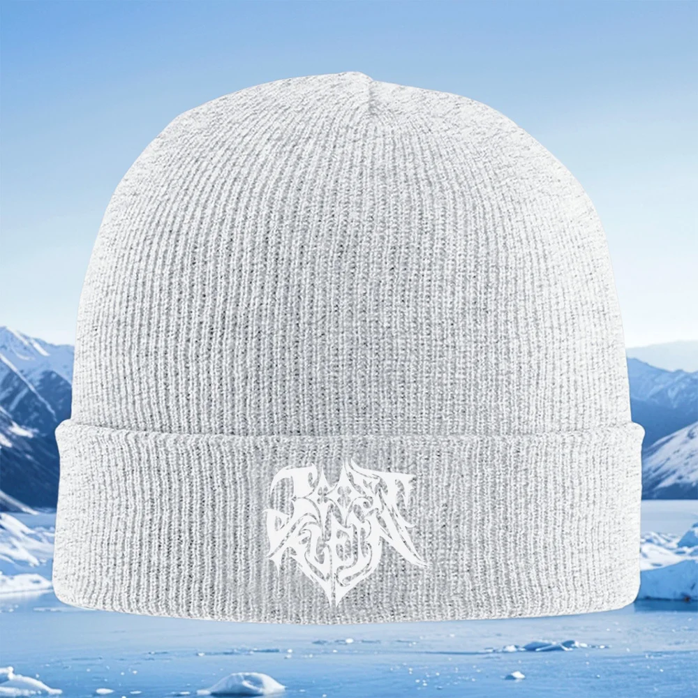 مجردة أنيقة منحنيات بيضاء خلفية سوداء الرجال النساء للجنسين محبوك قبعة قبعة صوفية قبعة الشتاء الحرارية الدافئة عيد الميلاد Ou