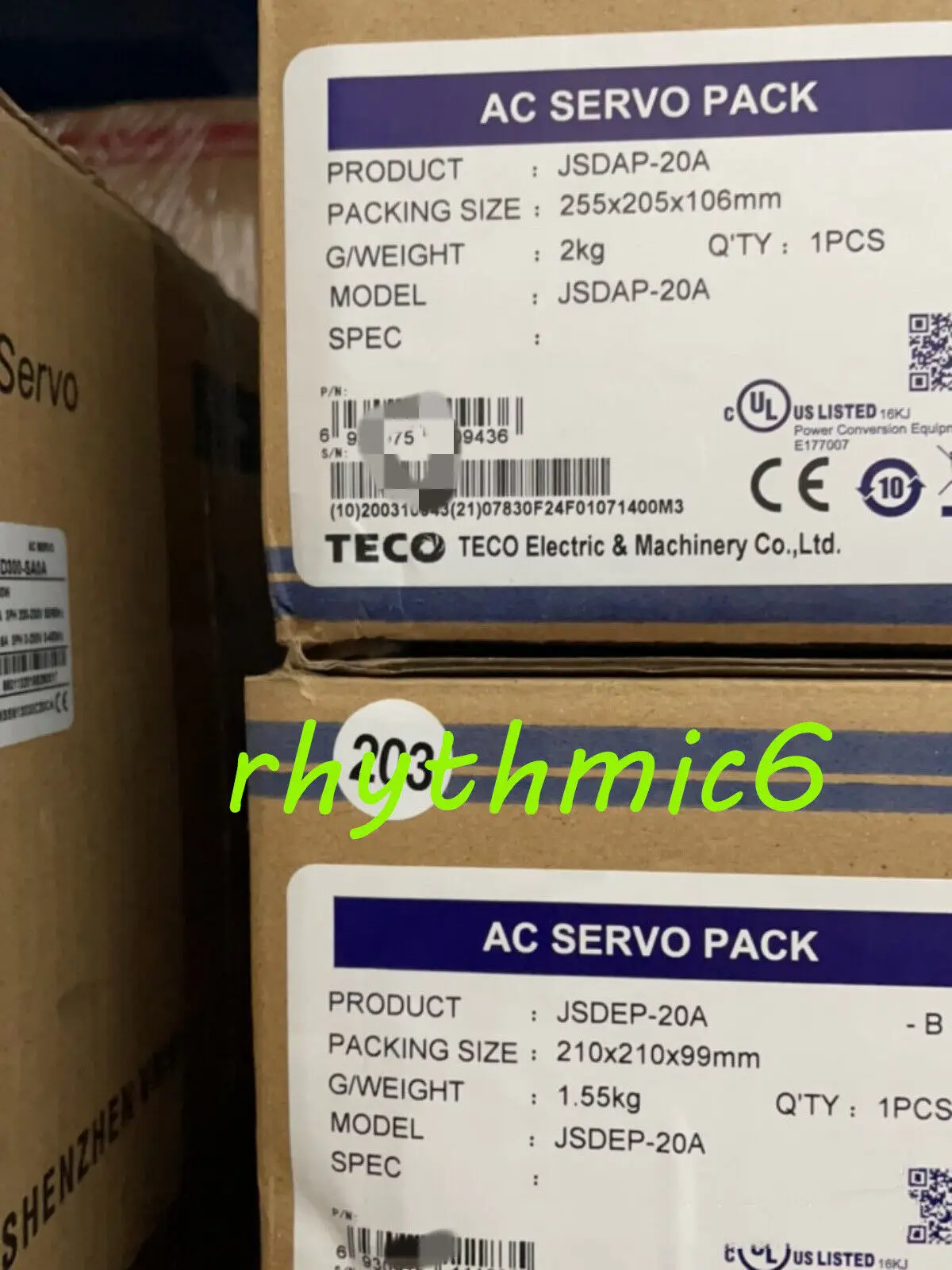 

Brand New TECO JSDAP-30A Servo Drive