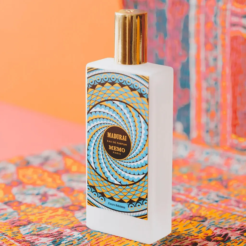 

Memo Paris Madurai Eau de Parfum, Vibrant Patterned Bottle, Exotic Floral Scent, Unisex Fragrance