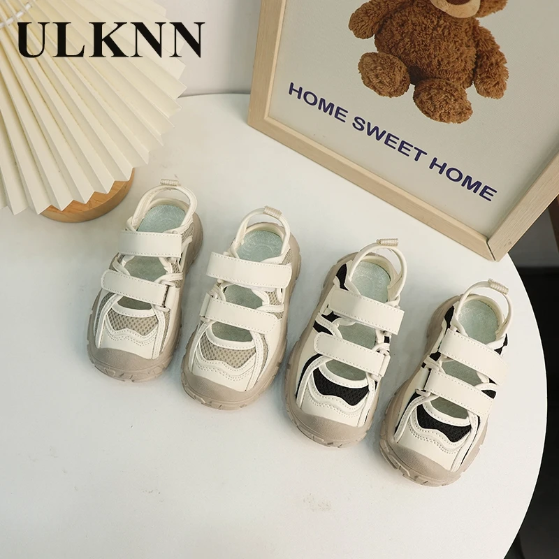 Children's Shoes 2024 New Version Net Shoe Kid's Fashion Sports Sandals Hollowed Out Breathable Boy's And Girls Net Shoes