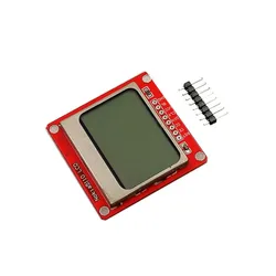 High Quality 84X48 84x84 LCD Module Red backlight adapter PCB for Nokia 5110 for