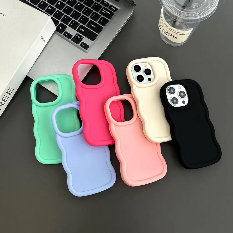 Fashion New Milk Case for iPhone 16 11 12 13 14 Plus 15 Pro Max Anti Knock Back Cover for iPhone 7 8 Plus X XR XS Max Fundas