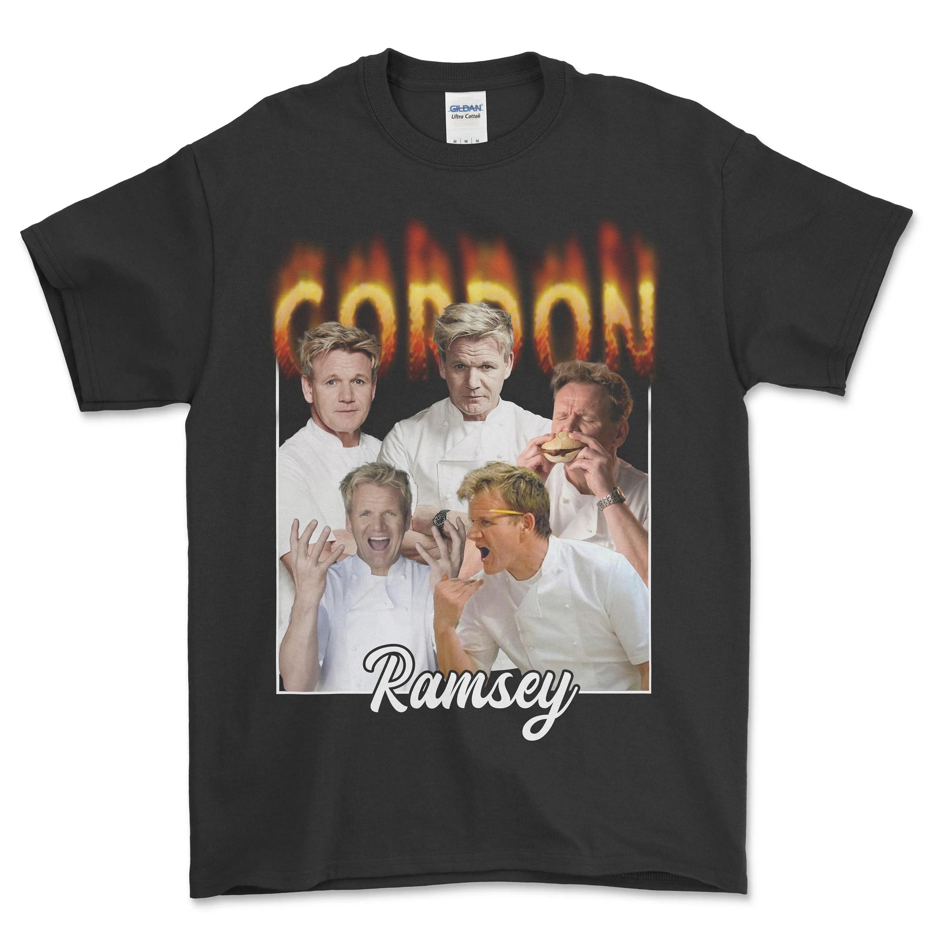 GORDON RAMSAY Vintage Shirt Homage Tshirt Fan Tees Retro