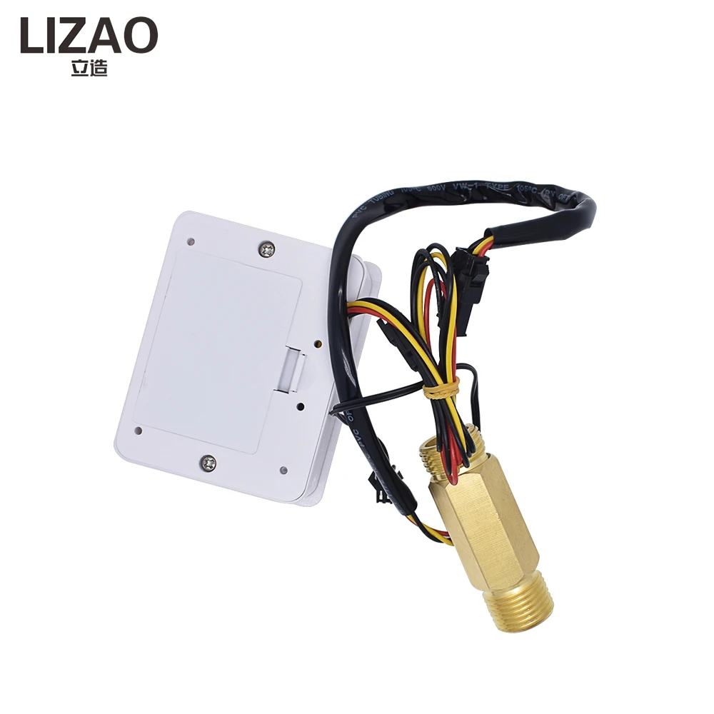 Inteligentny elektroniczny zestaw czujników do licznika wody LIZAO, niskoenergetyczny przepływomierz Halla z wyświetlaczem + czujnik B7, konstrukcja z mocowaniem 4-punktowym. — zdjęcie produktu 6