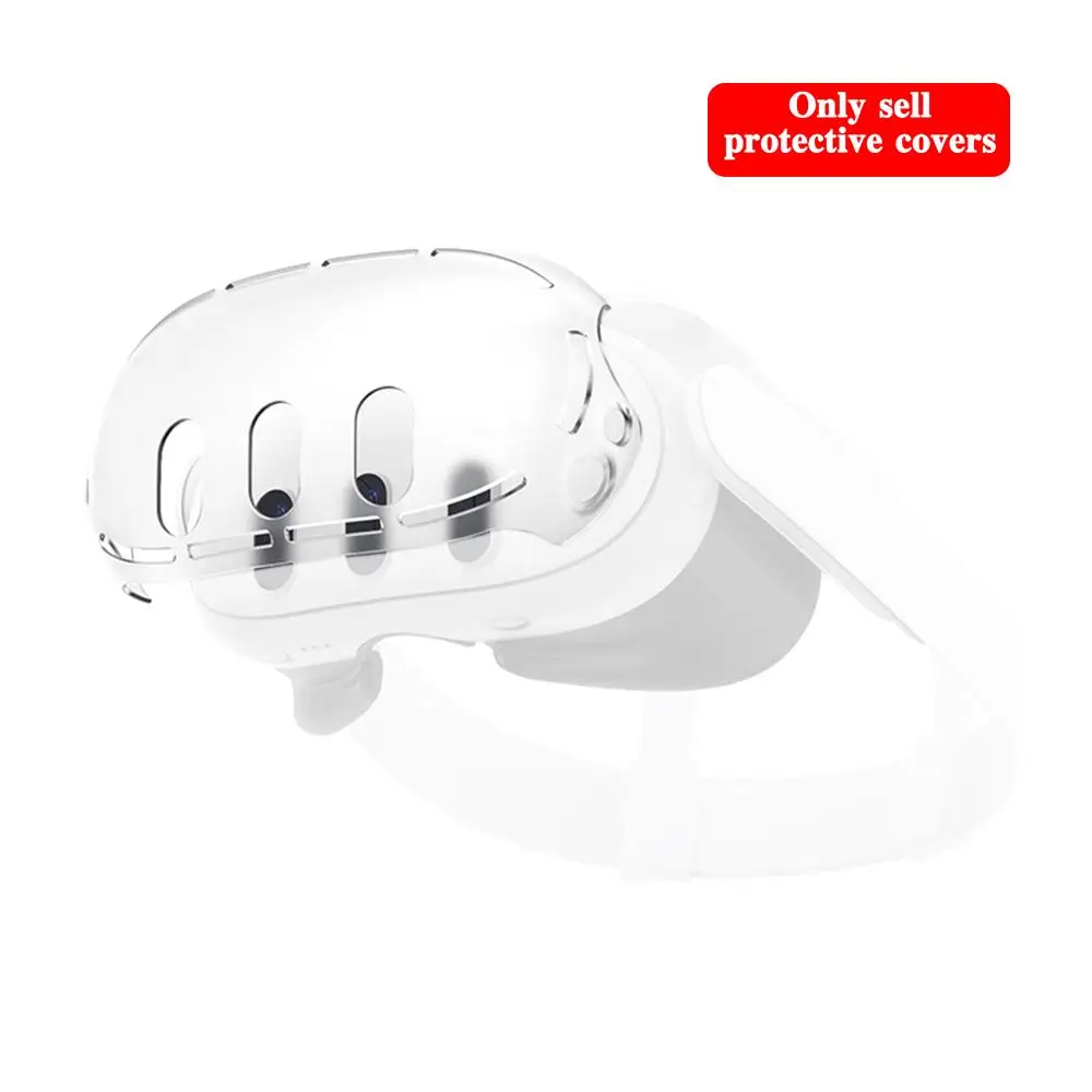 For Meta Quest 3 VR Helmet Protective Cover Clear TPU Cases Protector Dustproof For Oculus Meta Quest3 VR Glasses Accessories