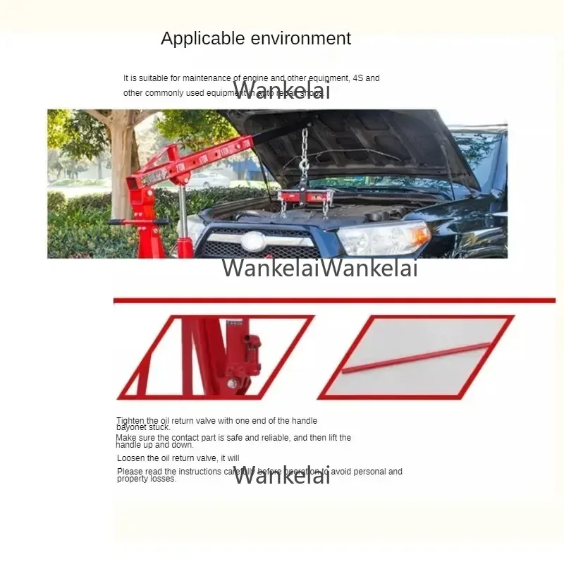 

Engine Crane Engine Crane Foldable Hydraulic Lifting Crane Auto Repair and Maintenance Tools