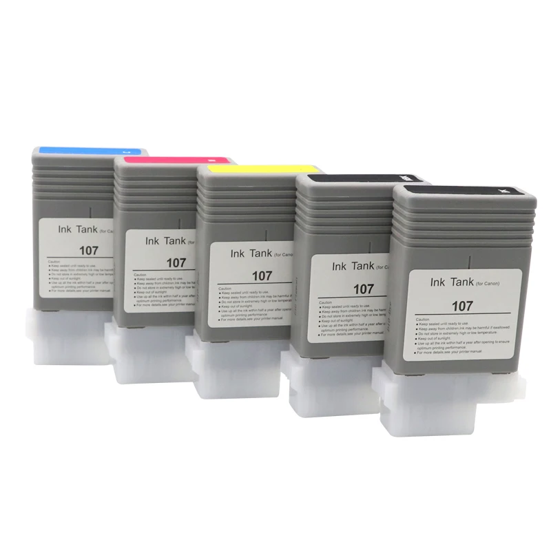 PFI-107 Compatible Ink Cartridge for Canon IPF670 IPF680 IPF685 IPF770 IPF780 IPF785 IPF-670 IPF-770 IPF 670 770 PFI107 PFI 107