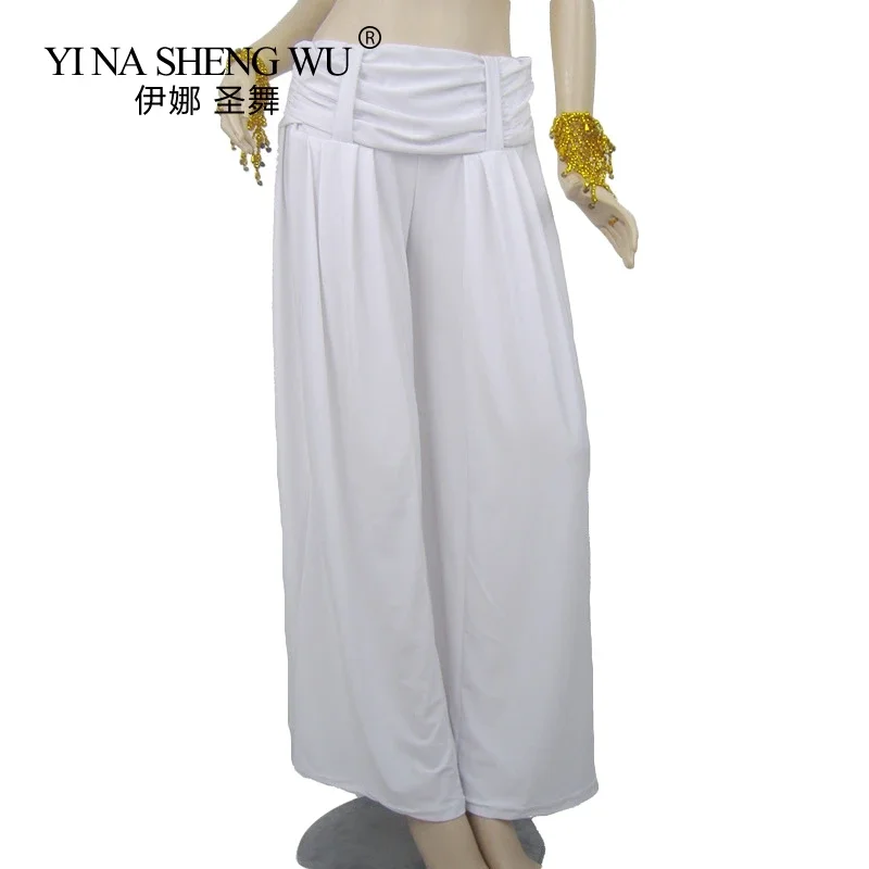 1 قطعة ممارسة الرقص الشرقي السراويل الجديدة كريستال القطن أزياء النساء أزياء الرقص الشرقي السراويل أداء الرقص القبلي 9 ألوان #4