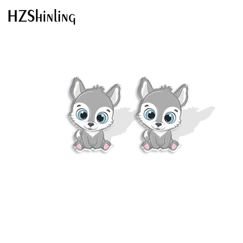 2023 New Arrival Fashion Cute Forest Animal Bear Deer Racoon Rabbit Foxs Stud Earrings Handcraft Epoxy Earrings Acrylic Earrings