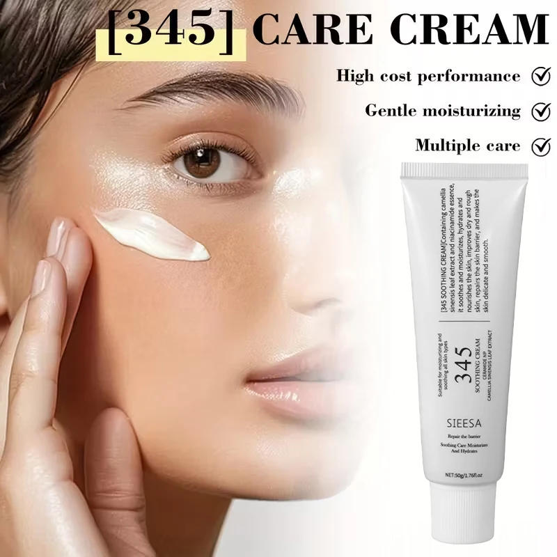 Centella Asiatica 345 Niacinamide Cream,Nourishing Repairing Brightening Daily Skin Care Cream,moisturizing Soothing Face Cream