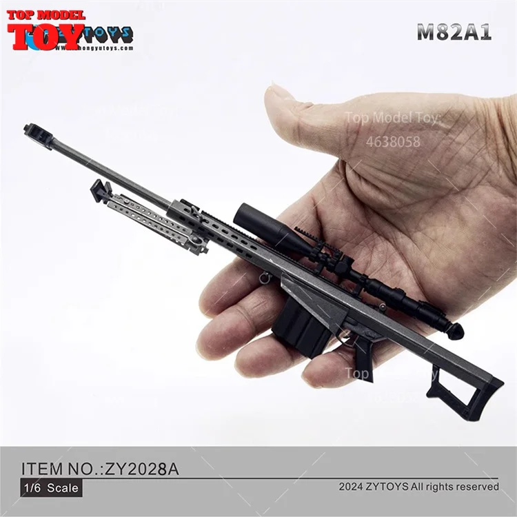 ZYTOYS ZY2027 ZY2028 1/6 M200 M82A1 karabin snajperski wojskowa broń bojowa pistolet Model dla 12 "żołnierz figurka ciało lalki
